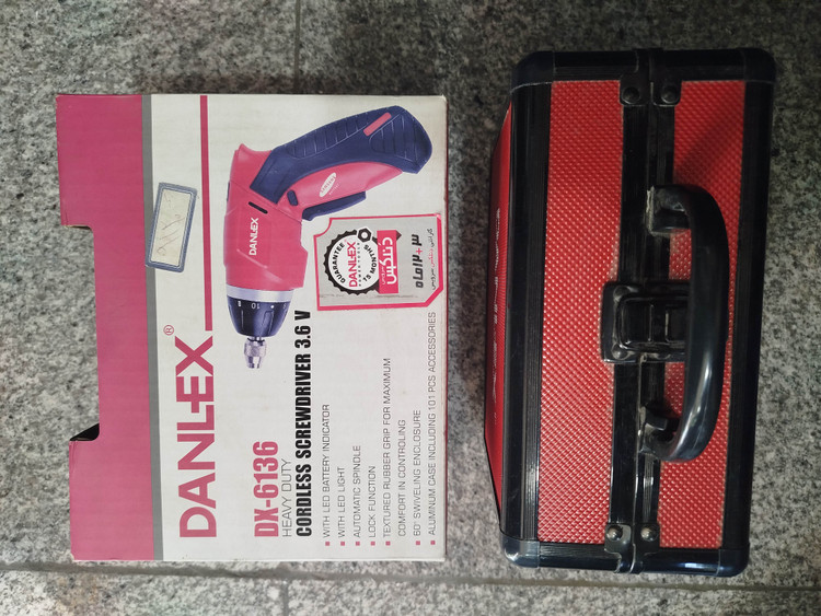 پیچ گوشتی شارژی دنلکس 3.6 ولت مدل DX-6136