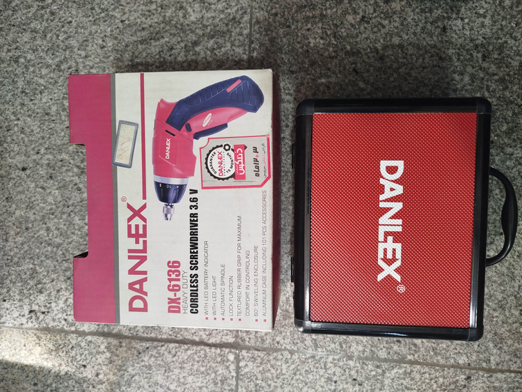 پیچ گوشتی شارژی دنلکس 3.6 ولت مدل DX-6136